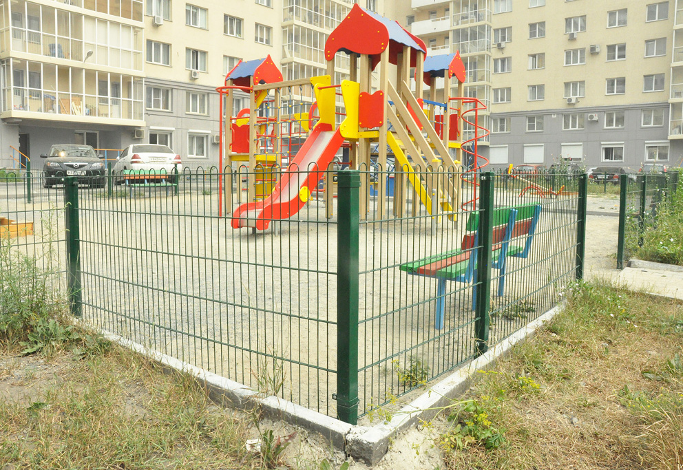 Проект сруба детской площадки из бревна